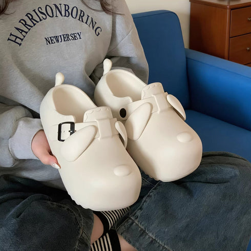 Playful Puppy Ears Waterproof Clogs