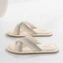 Breezy Woven Cross Strap Slides