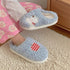Apple Puppy Gingham Patch Slippers