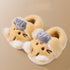 Playful 3D Animal Plush Slippers