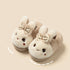 Plush Bunny Bow Kids Slippers