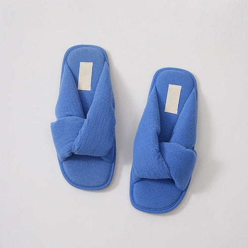 Plush Cross-Knot Indoor Slides