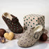 Polka Dot Fuzzy Buckle Clogs