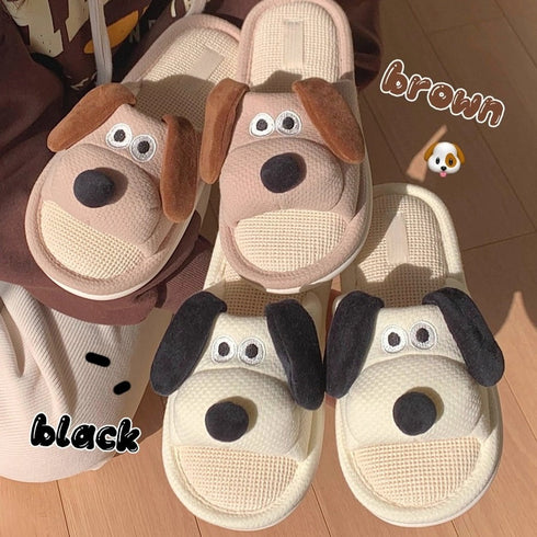 Puppy Face Mesh Comfort Slides