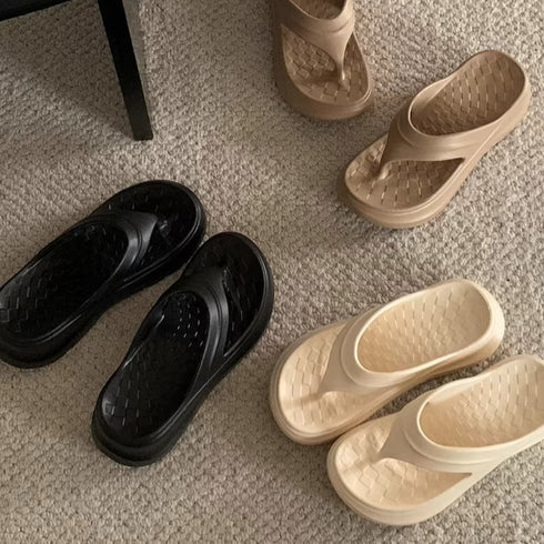 Chunky Cloud Sole Vacation Flip Flops