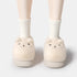 Fuzzy Whiskered Animal Face Slippers