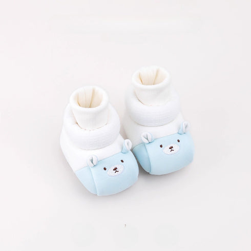 Cozy Bear Face Sock Boots