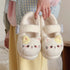 Velcro Kitty Mary Jane slippers