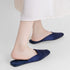 Pointed Bloom Embroidered House Mules