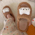 Cat Face Fuzzy Open-Toe slippers