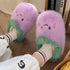 Smiley Eggplant Slippers