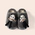 3D Panda Doll Plush Slippers