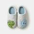 Embroidered Animal Fleece Indoor Slippers