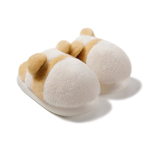 Giant Panda Furry Indoor Slippers