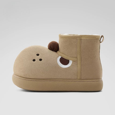 Grumpy Dog Fleece Snow Boots
