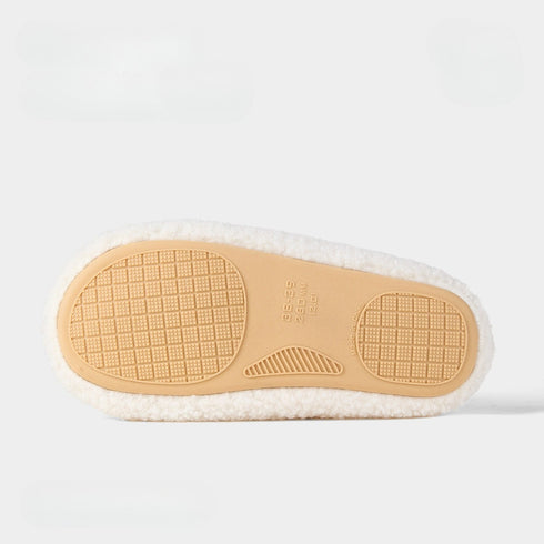 Bunny Ears Fleece Slippers