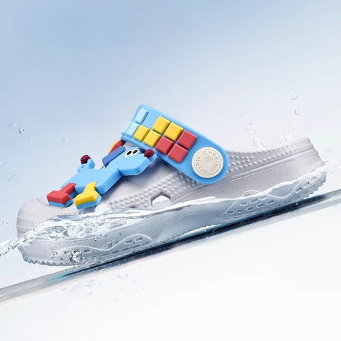 Puzzle Puppy Toddler Beach Clogs