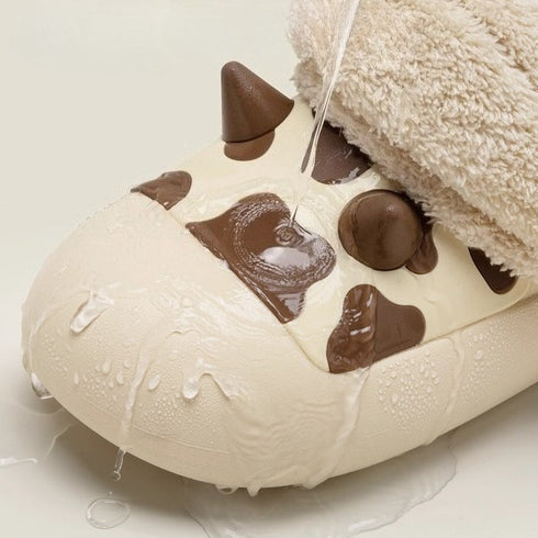 Moo Moo Horned Winter Clogs