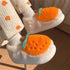 Whimsical Fruit Decor Fuzzy Slippers