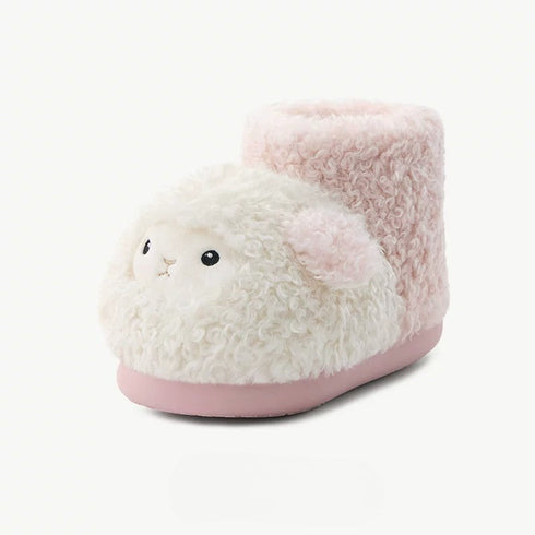 Sherpa Lamb Face Lounging Boots
