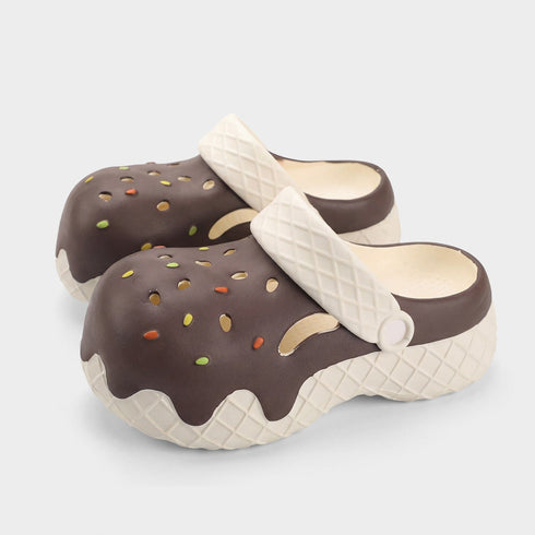 Melting Ice Cream Waffle Clogs