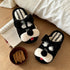 Schnauzer Pup Plush House Slippers