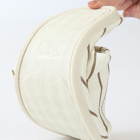 Breezy Pinstripe Linen Home Slides