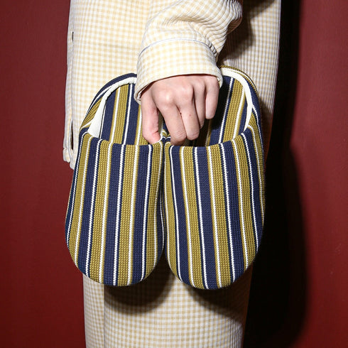 Slim Stripe Contrast Home Slippers