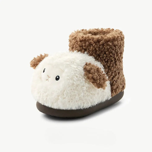 Sherpa Lamb Face Lounging Boots