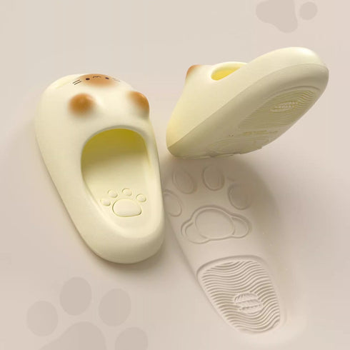 Meow Face Bubble Chunky Slides