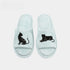 Wild Panther Embroidered Jacquard Slides