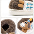Playful Puppy Plush Winter Slippers