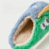 Fuzzy Dinosaur Plush Winter Slippers