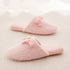 Whisper-Soft Bow Home Slippers