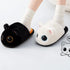 Whimsical Cartoon Cat Plush Slippers
