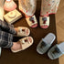 Plump Mushroom Plaid House Slides
