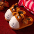 Whimsical Donkey Character Plush Slippers