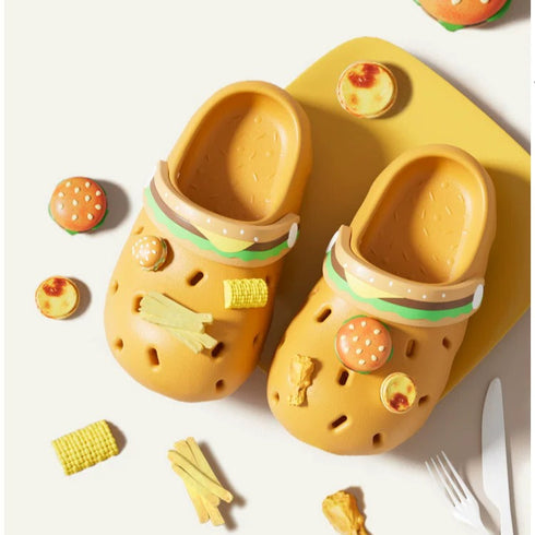 Yummy Fast Food Charm Clogs