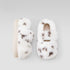 Fuzzy Spotted Mary Jane Slippers