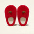 Apple Plush Stem Slippers