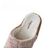 Bouclé Tweed Plush-Lined Slippers