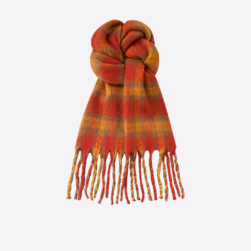 Rainbow Mohair Scarf