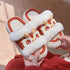 Lion Dance Plush Strap Slides