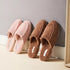 Cozy Nordic Suede Scuff Slippers