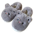 Whimsical Kitty Faux Fur Slippers