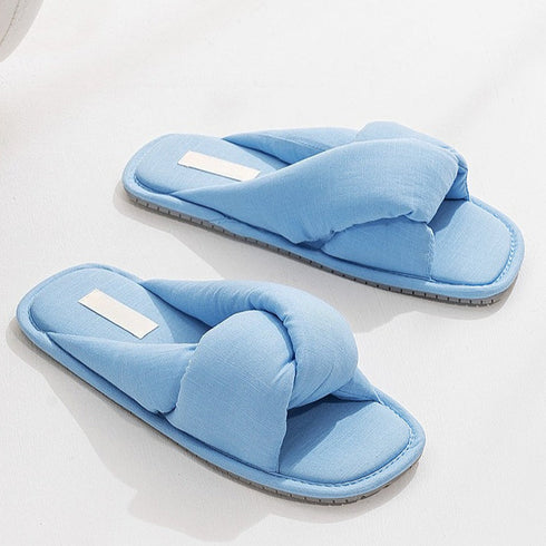 Plush Cross-Knot Indoor Slides