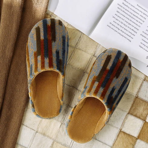 Artistic Jacquard Warm House Slippers