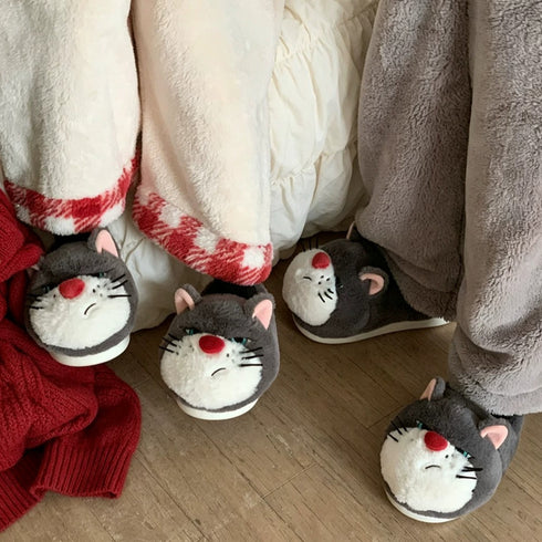 Grumpy Cat Plush Slippers