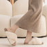 Crisscross Plush Lounge Slippers