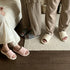 Cloudy Ribbed Arch Support Slides